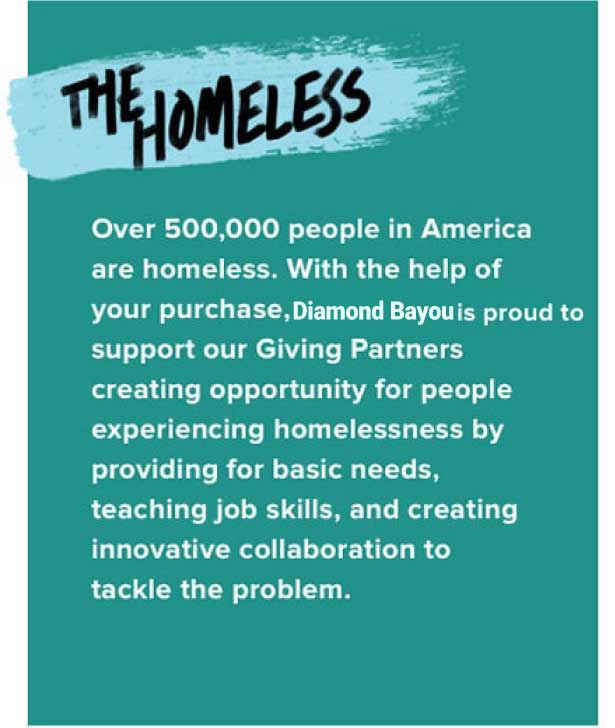 THE HOMELESS. Over 500,000 people in America are homeless. With the help of your purchase, TOMS is proud to support our Giving Partners creating opportunity for people experiencing homelessness by providing for basic needs, teaching job skills, and creating innovative collaboration to tackle the problem.