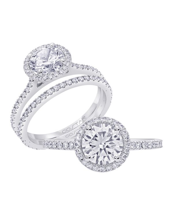 14K Emerald Cut Diamond Engagement Ring TWT  0.31  CT.  Style