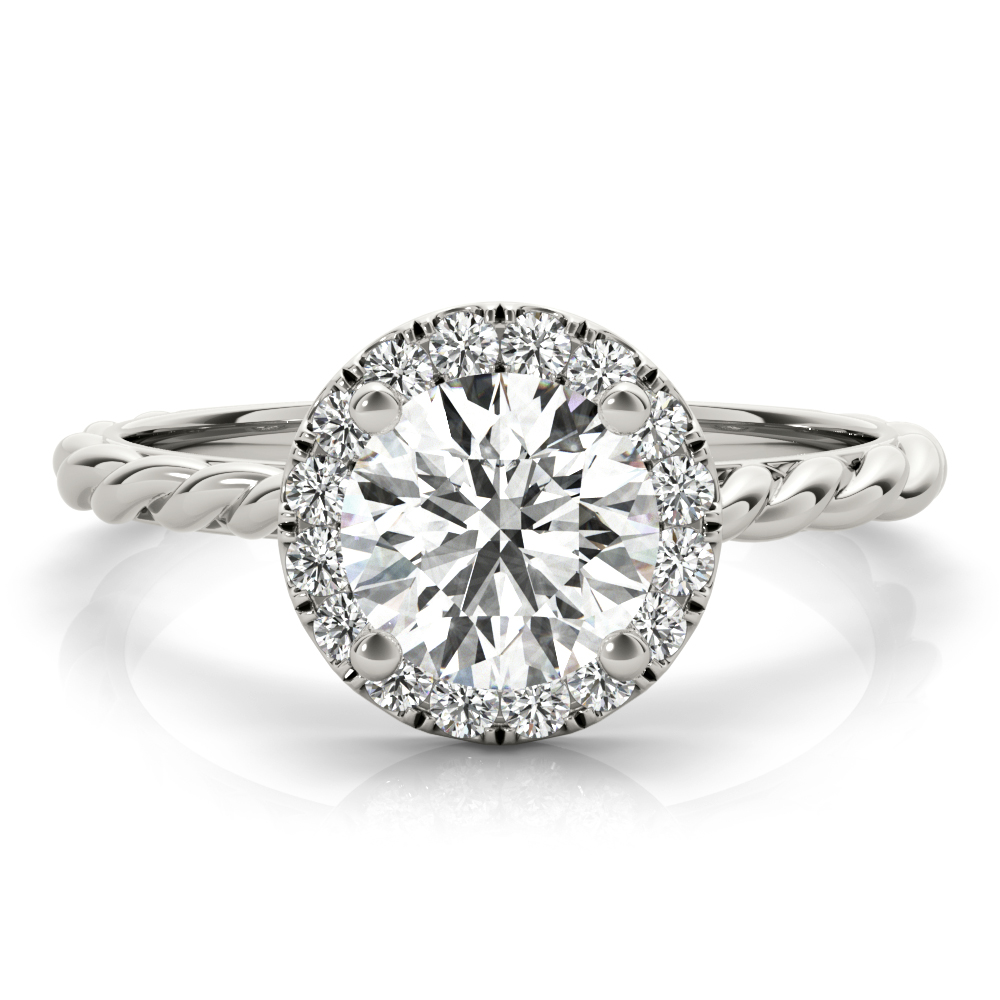ENGAGEMENT RINGS ROUND CENTER #85124-1 