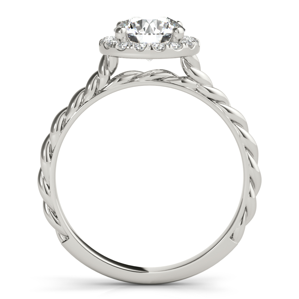 ENGAGEMENT RINGS ROUND CENTER #85124-1 