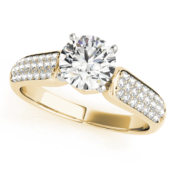 ENGAGEMENT RINGS PAVE #50305-E 