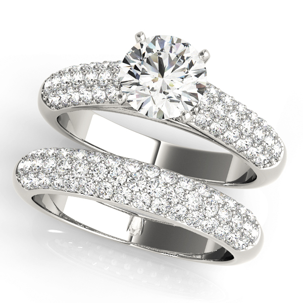 ENGAGEMENT RINGS PAVE #50420-E 
