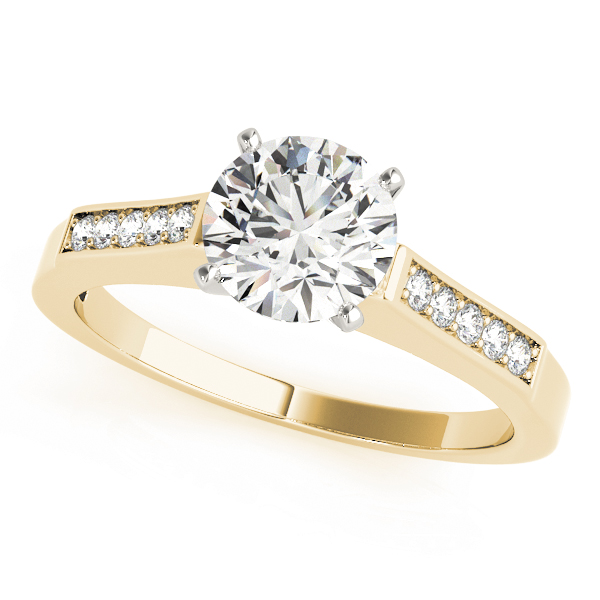 ENGAGEMENT RINGS SINGLE ROW CHANNEL SET #50270-E 