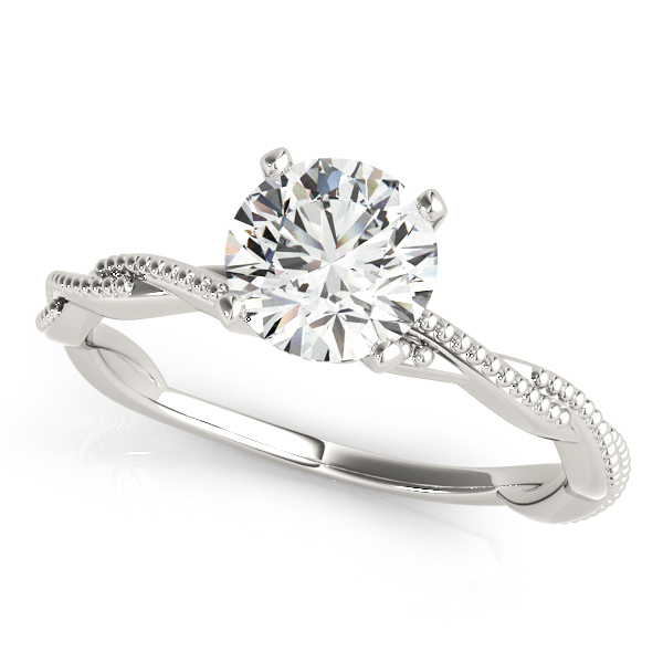 TWISTED ENGAGEMENT RING #51114-E 
