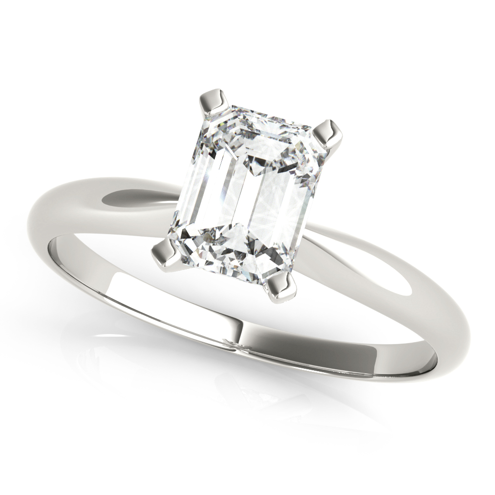 14kt Solitaire Cut Diamond Engagement Ring  Null Style