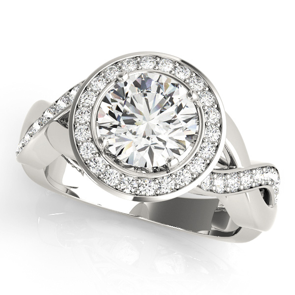 ENGAGEMENT RINGS HALO #50940-E 