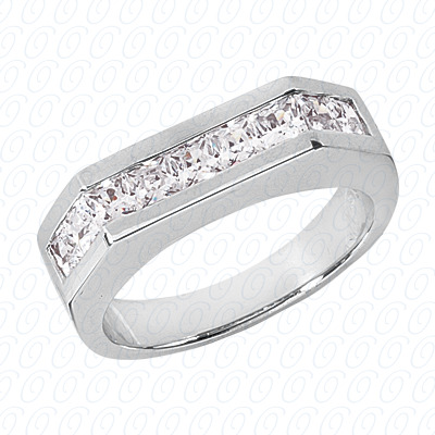 Diamondbayou.com 1.98 CT. 14 Karat Pink Gold Wedding Bands Cut Diamond <br>Engagement Ring Mens Rings Style