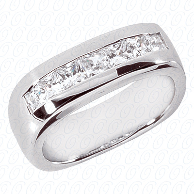Diamondbayou.com 1.40 CT. 14 Karat Pink Gold Wedding Bands Cut Diamond <br>Engagement Ring Mens Rings Style