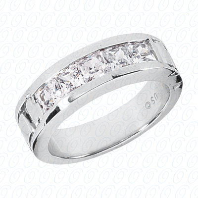 Diamondbayou.com 2.00 CT. 14 Karat Pink Gold Wedding Bands Cut Diamond <br>Engagement Ring Mens Rings Style