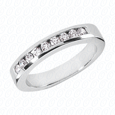 Diamondbayou.com 0.55 CT. 14 Karat Pink Gold Wedding Bands Cut Diamond <br>Engagement Ring Mens Rings Style