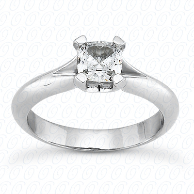 14KP Cushion 0.00 CT. Solitaires