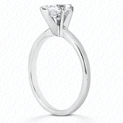 14KP Pear 0.00 CT. Solitaires