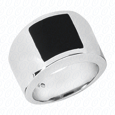 Diamondbayou.com 0.00 CT. 14 Karat Pink Gold Fancy Styles Cut Diamond <br>Engagement Ring Mens Rings Style