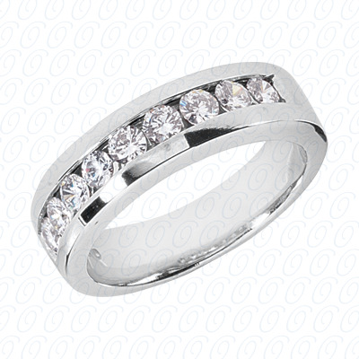 Diamondbayou.com 1.08 CT. 14 Karat Pink Gold Wedding Bands Cut Diamond <br>Engagement Ring Mens Rings Style