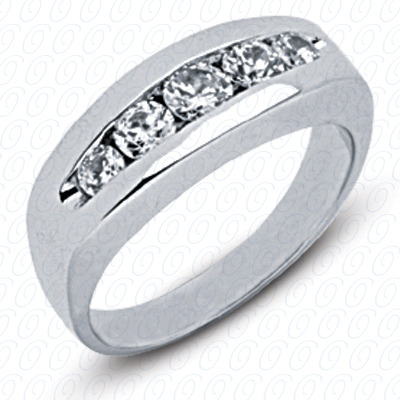 Diamondbayou.com 1.35 CT. 14 Karat Pink Gold Wedding Bands Cut Diamond <br>Engagement Ring Mens Rings Style