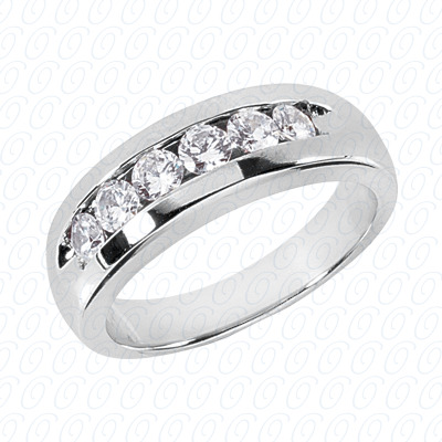 Diamondbayou.com 0.35 CT. 14 Karat Pink Gold Wedding Bands Cut Diamond <br>Engagement Ring Mens Rings Style