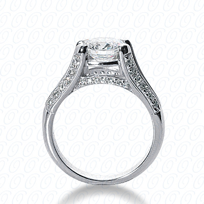 Diamondbayou.com 0.31 CT. 14 Karat Pink Gold Fancy Cut Diamond <br>Engagement Ring Engagement Rings Style