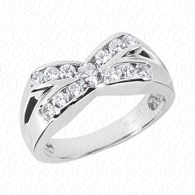 Diamondbayou.com 1.21 CT. 14 Karat Pink Gold Fancy Styles Cut Diamond <br>Engagement Ring Mens Rings Style