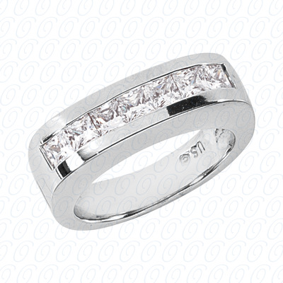 Diamondbayou.com 1.19 CT. 14 Karat Pink Gold Wedding Bands Cut Diamond <br>Engagement Ring Mens Rings Style